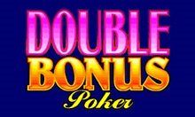 Slot Games Double Bonus Poker